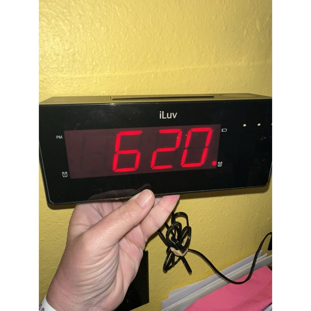 I Luv Jumbo Alarm Clock‎ with Digital Display